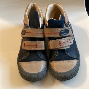 Mazurek boys leather hi-tops